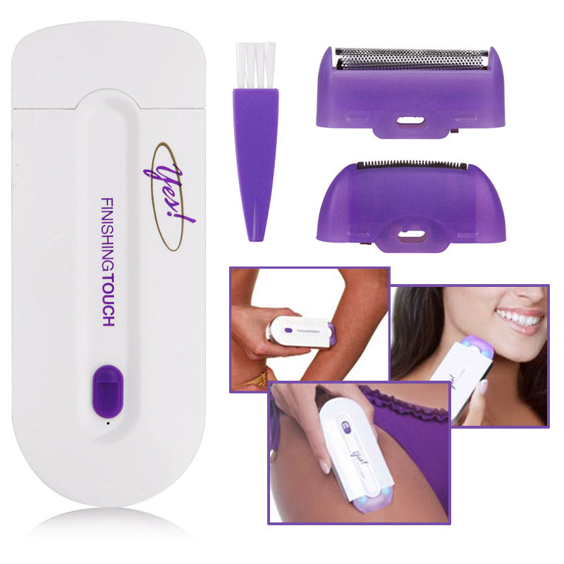 2 in 1 Rechargeable YES Finishing Touch Facial And Body Hair Remover (Imported)