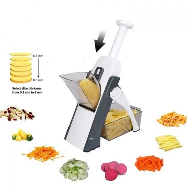 5 In 1 Mandoline Vegetable Cutter | Adjustable Multi-function Cutter