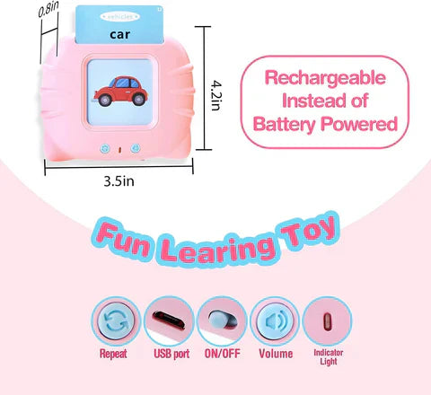 Talking Flash Cards For Kids Educational Learning - Chic Flicks Store