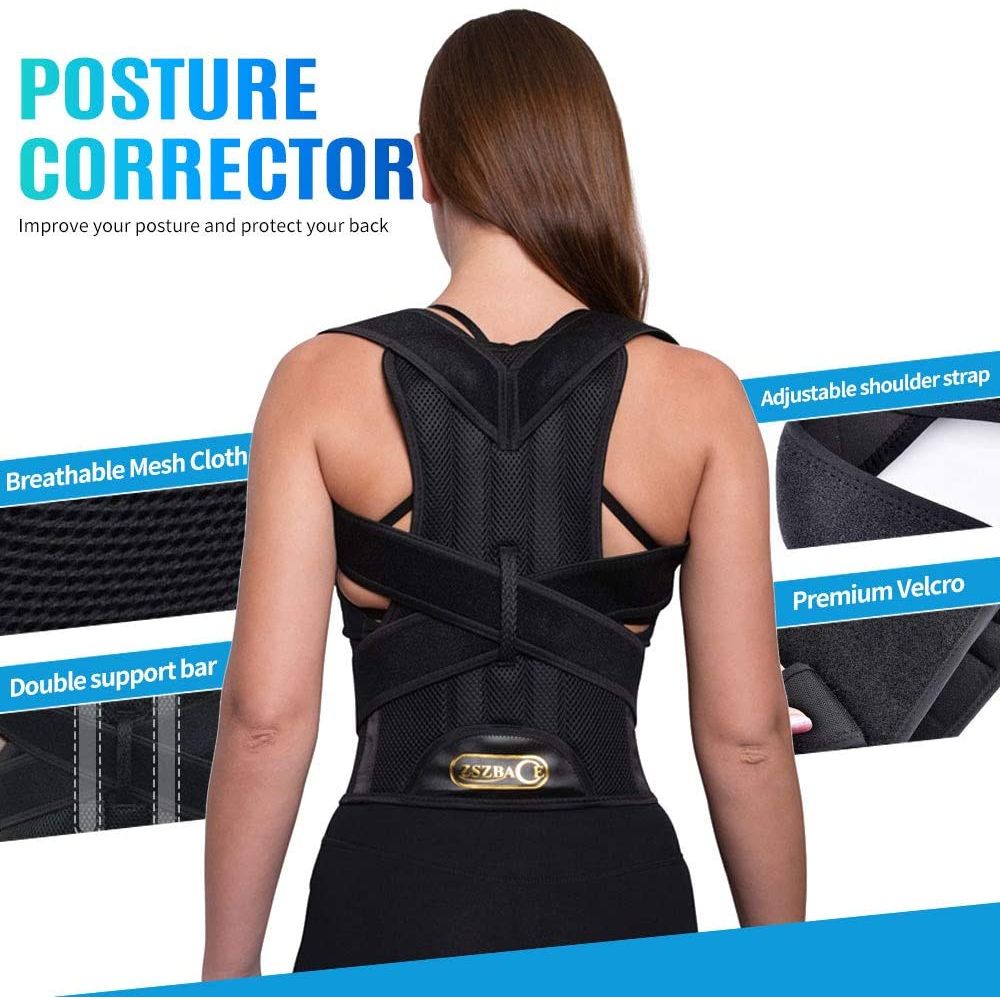 Shoulder & Back Posture Correction Belt || 2 in 1 - Chic Flicks Store