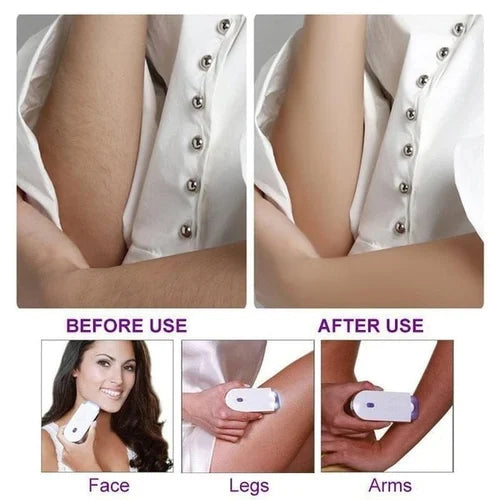 Rechargeable Finishing Touch Painless Facial and body Hair Remover (Imported)