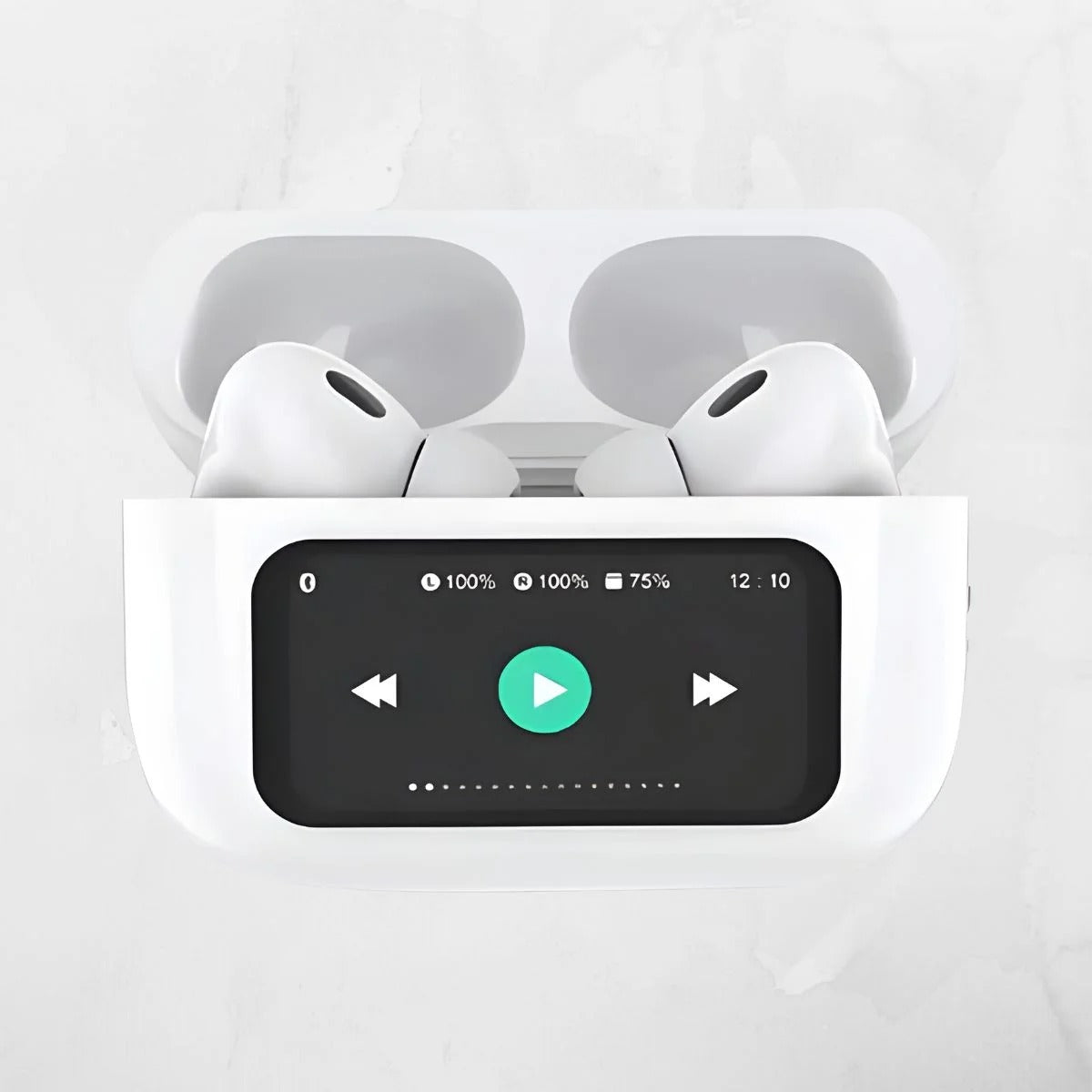 A9 AirPods Pro with Touch Display - Advanced ANC Wireless Earbuds, Smart Touch Control, and Extended Battery Life