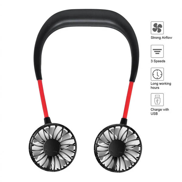Rechargeable Potable Neck Fan - Chic Flicks Store