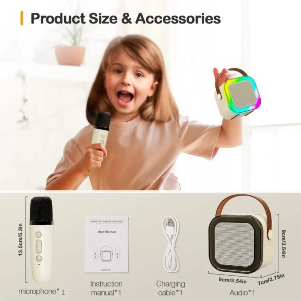 K12 Wireless Karaoke Bluetooth Speaker with Mic - Chic Flicks Store