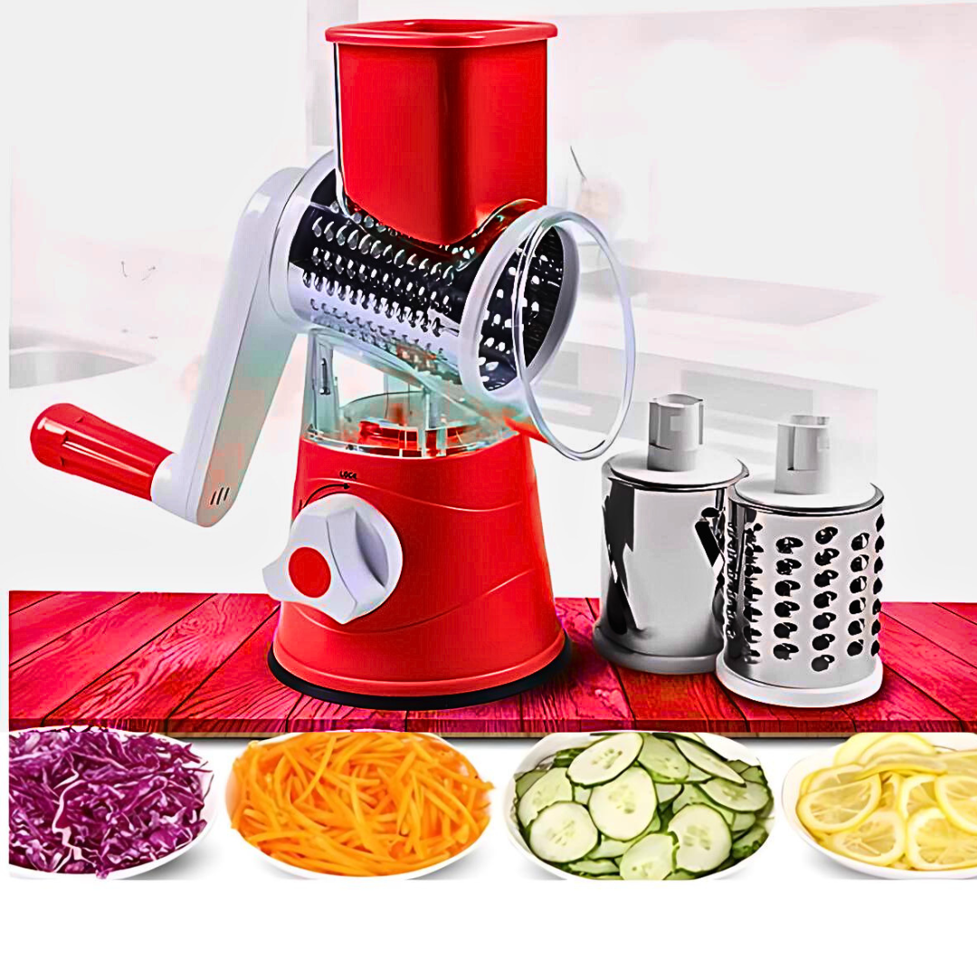 Multifunctional Manual Vegetable Drum Cutter Slicer - Chic Flicks Store