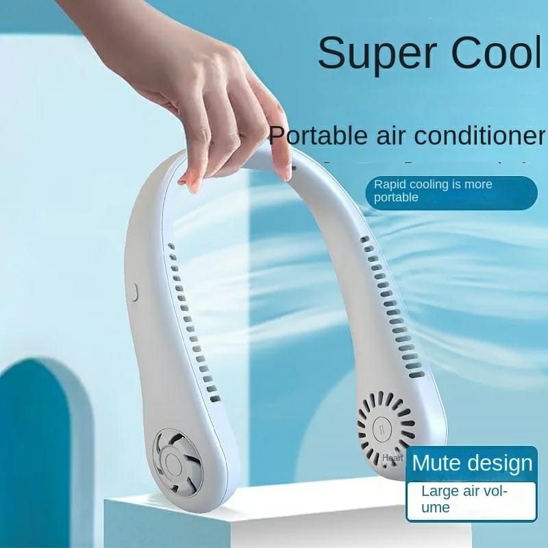 Rechargeable Bladeless Hanging Neck Fan - Chic Flicks Store