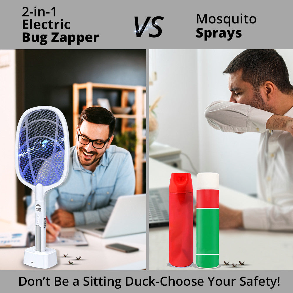 USB Rechargable Mosquito and Insect Killer Racket - Chic Flicks Store