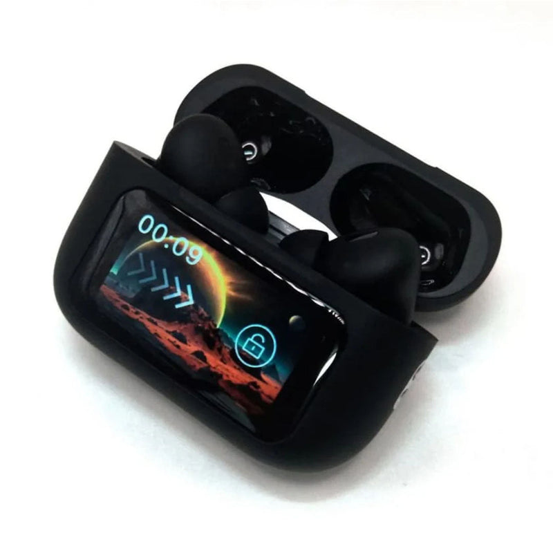 A9 Pro AirPods Anc/Enc Noise Reduction Touch Screen Display | Wireless Earbuds For Android & Ios
