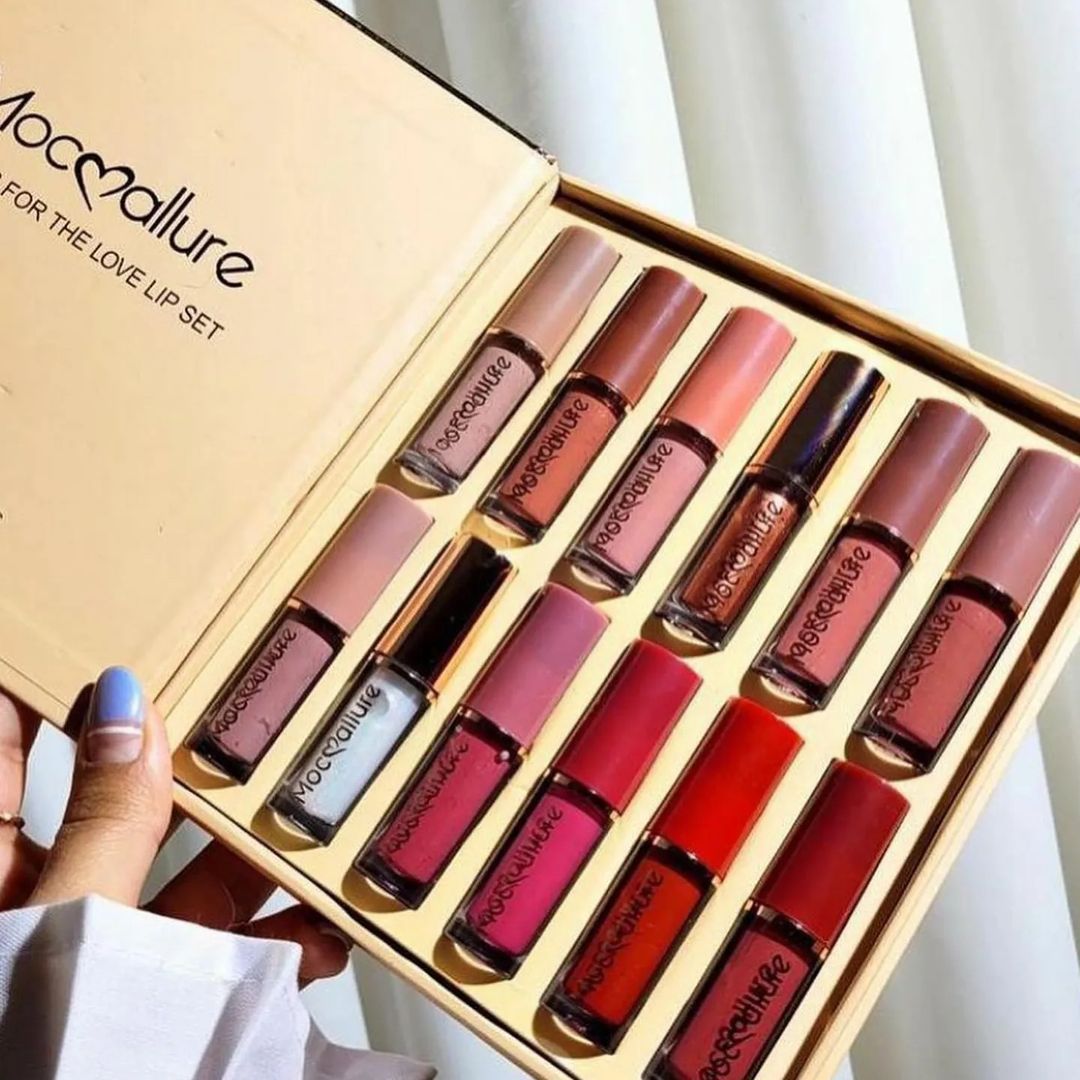 Mocallure 12 Colors Liquid Lipstick Set