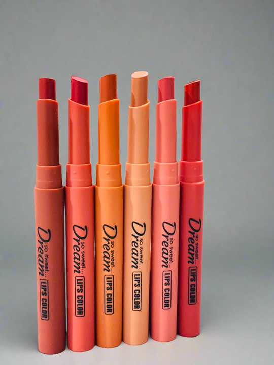 6 Pcs Heng Fang Matte Lipstick Set | Long-Lasting Nude & Bold Shades