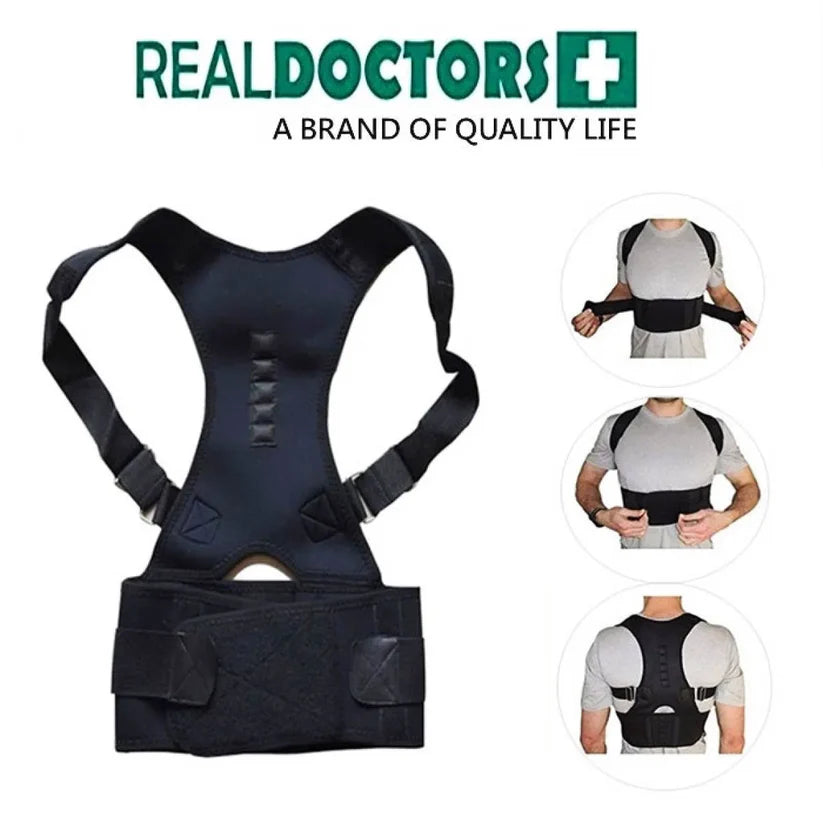 Shoulder & Back Posture Correction Belt || 2 in 1 - Chic Flicks Store