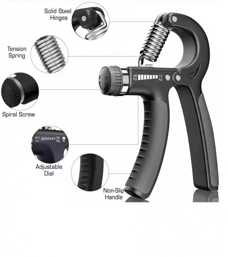 Adjustable Hand Gripper with Counter | 5-60 kg - Chic Flicks Store