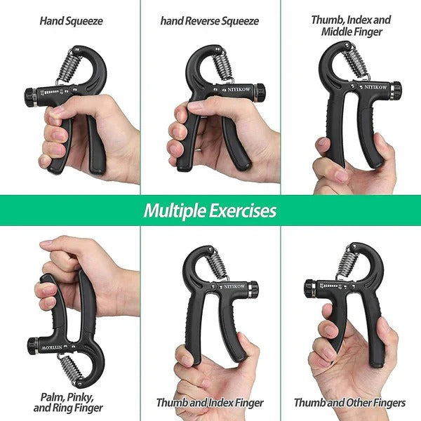 Adjustable Hand Gripper with Counter | 5-60 kg - Chic Flicks Store