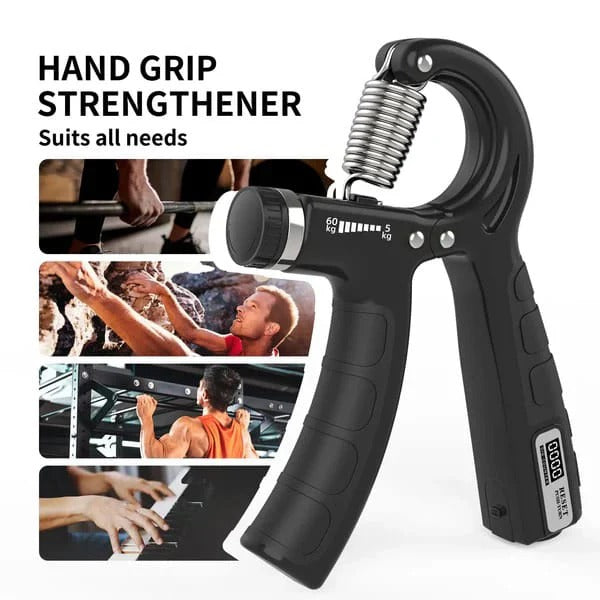 Adjustable Hand Gripper with Counter | 5-60 kg - Chic Flicks Store