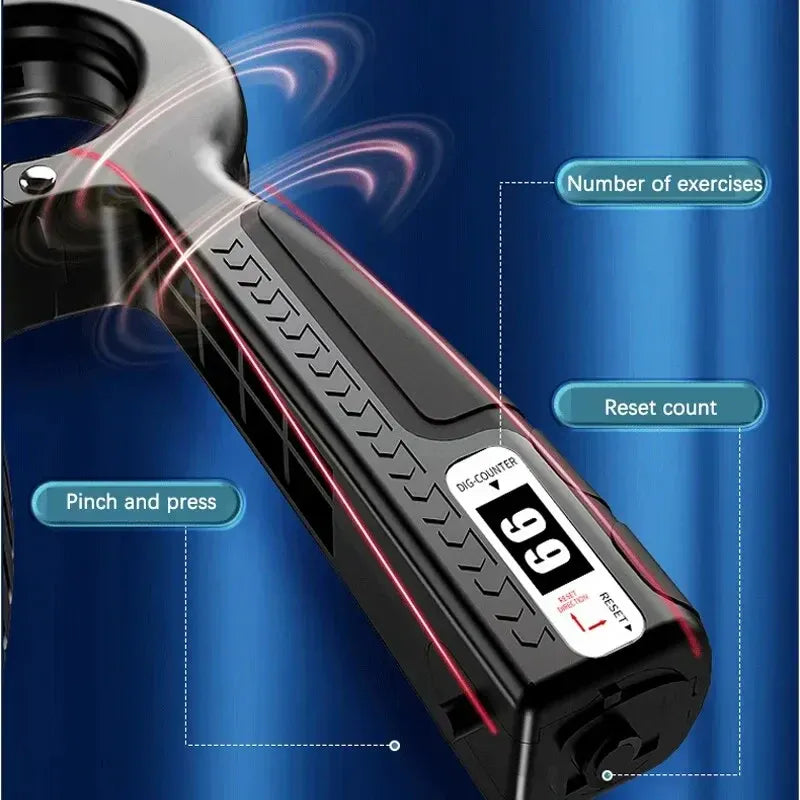 Adjustable Hand Gripper with Counter | 5-60 kg - Chic Flicks Store