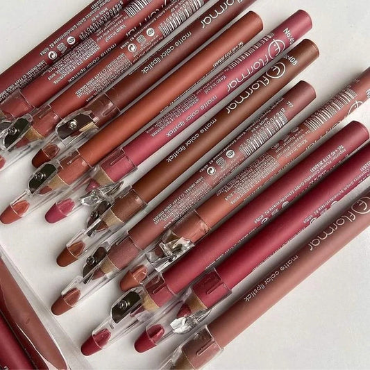 Flormar 12-Piece Waterproof Lipliner Set