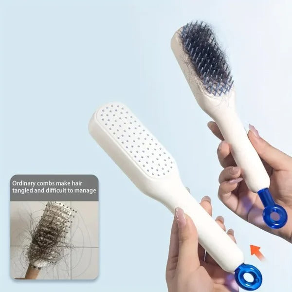 Self Cleaning Hair Brush - Chic Flicks Store